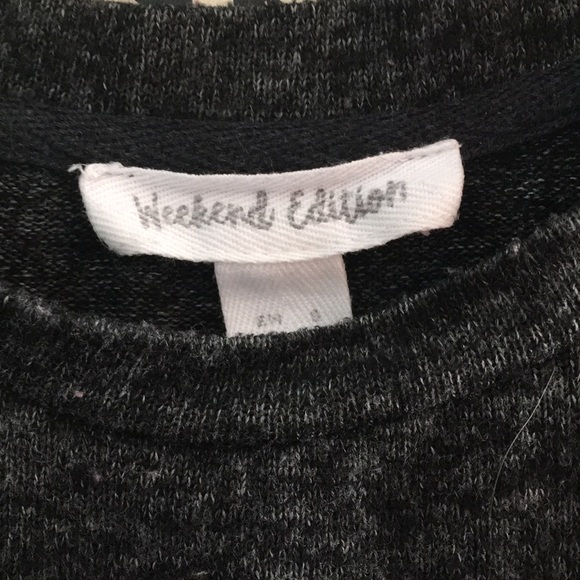 Weekend Edition Cropped Light Sweatshirt Soft - Picture 3 of 4